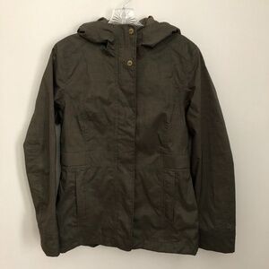 The North Face Women's Jacket Quality Light/Medium Weight Green Adjustable Small